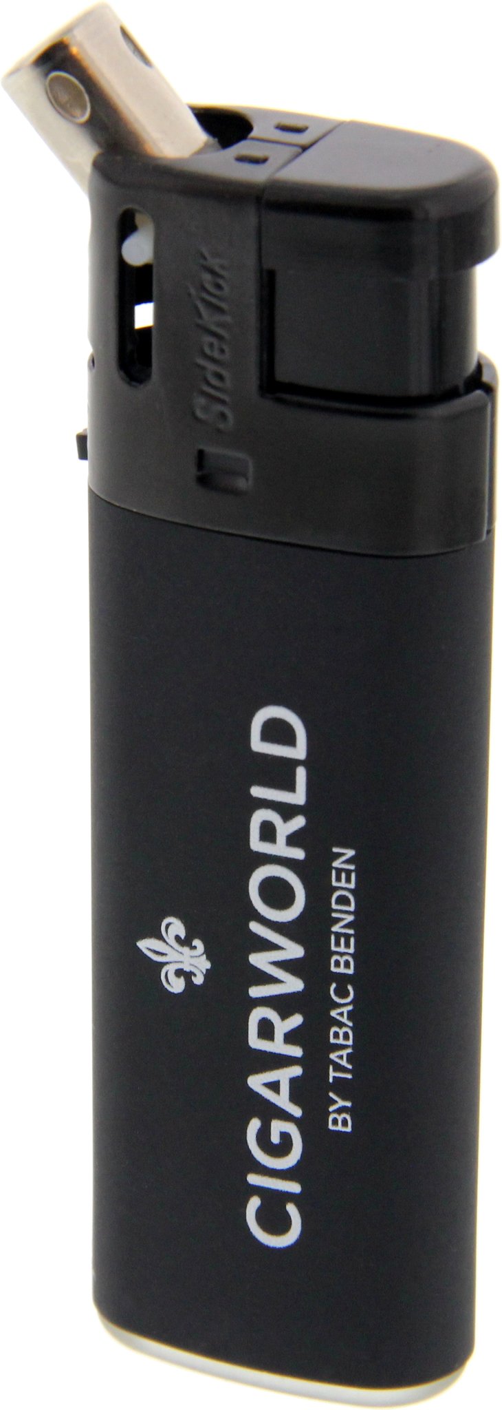 SideKick Pfeifenfeuerzeug schwarz mit Logo SINGLE (1-flammig) Detailbild 3