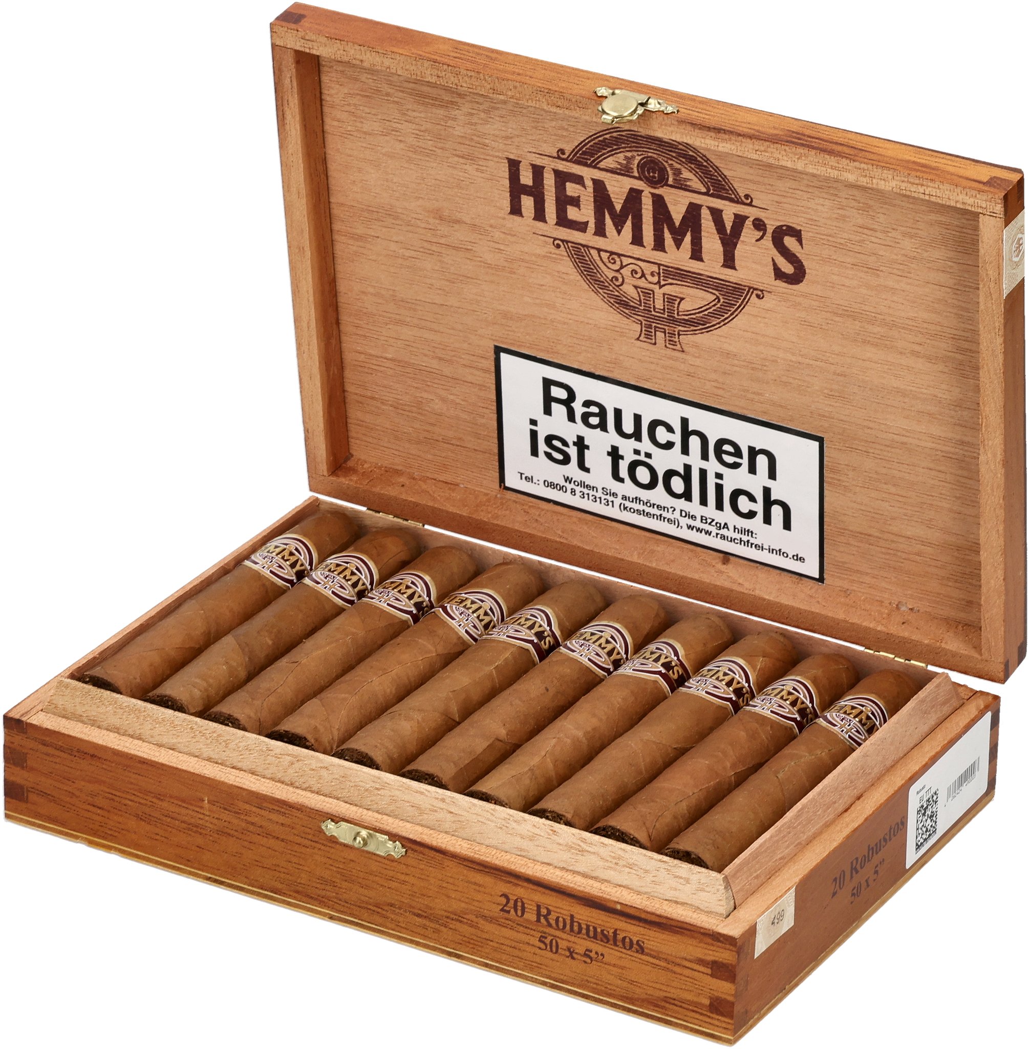 Hemmys Robusto box open