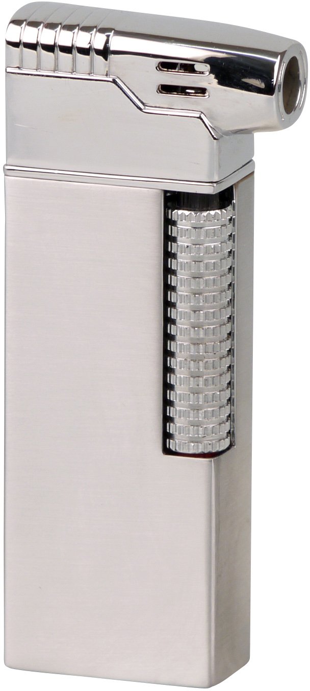 Passatore Pfeifenfeuerzeug chrom satin chrom poliert (234011)