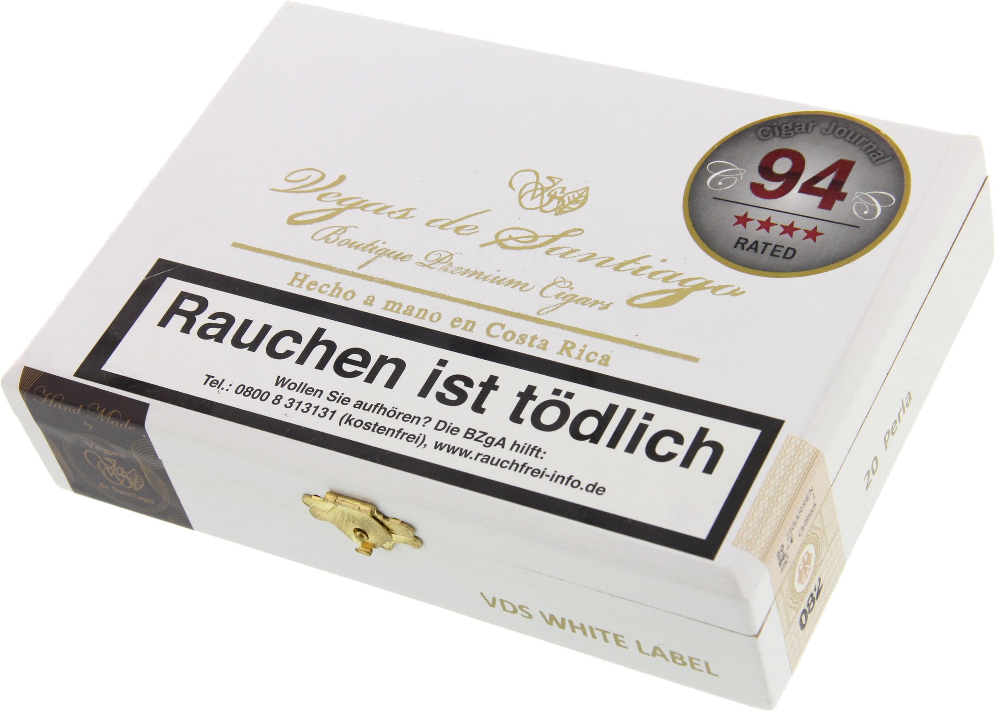 Vegas Santiago White Label Perla Kiste