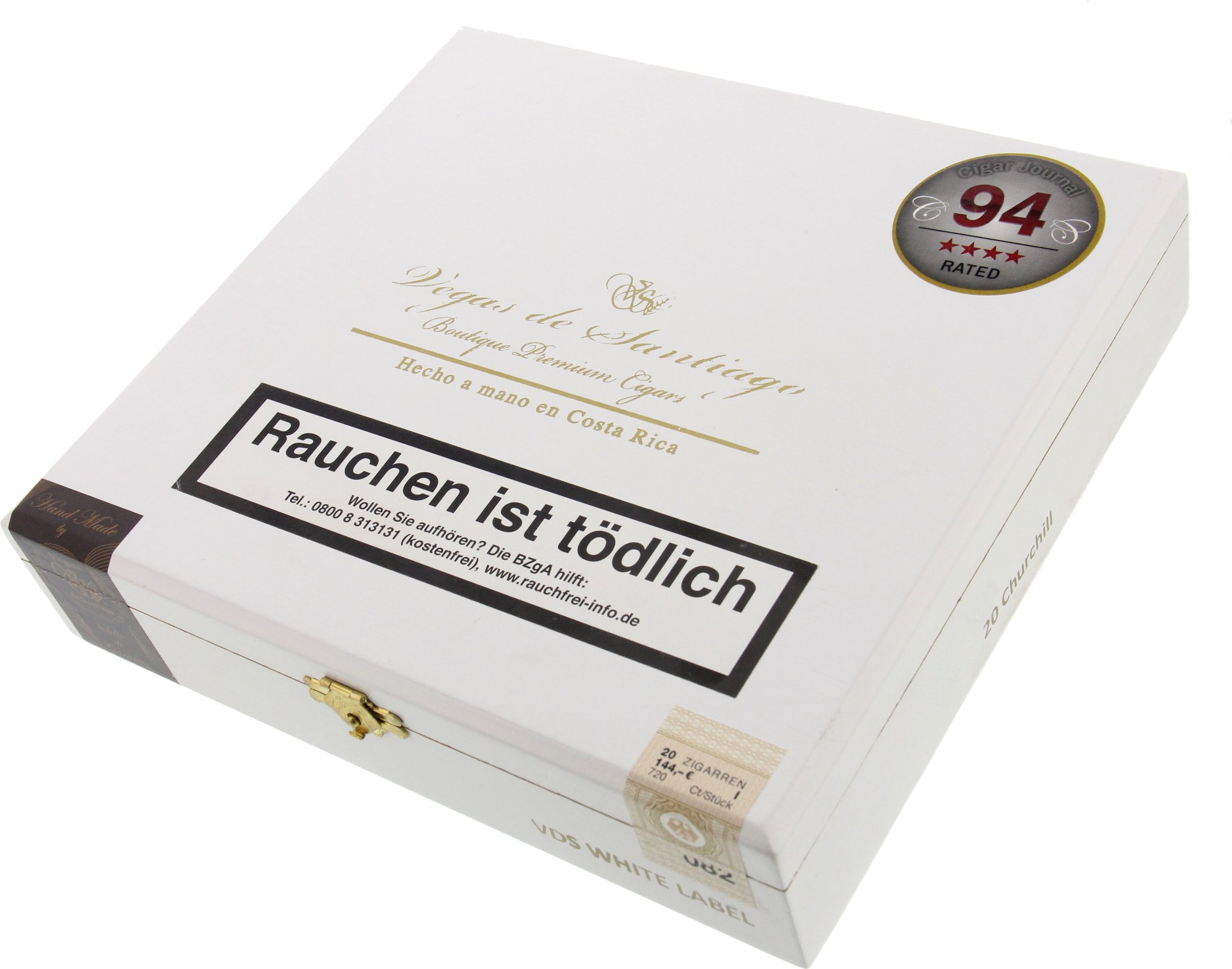 Vegas Santiago White Label Churchill Kiste