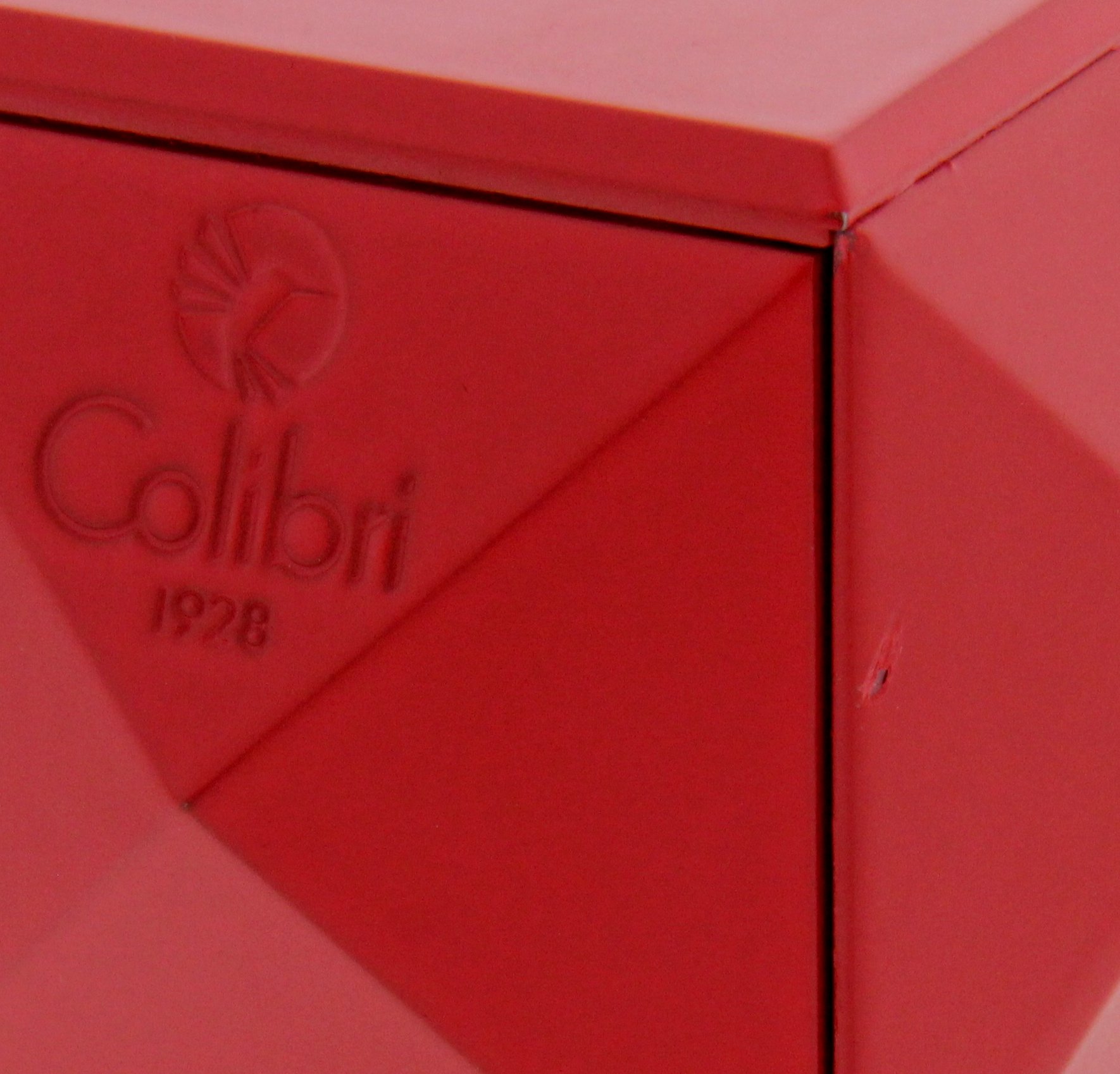 Colibri Quasar Tischfeuerzeug rot (293964) 2. Wahl mit Kratzern Detailbild