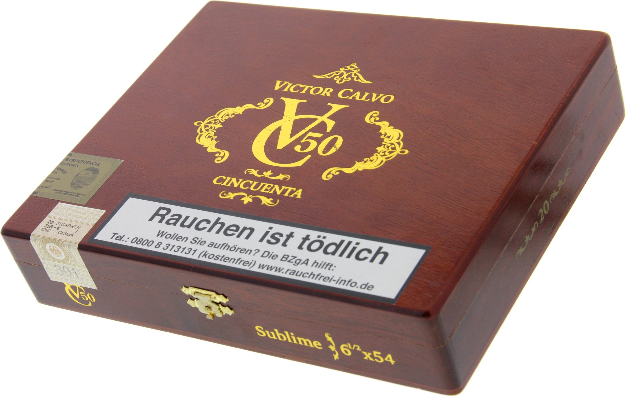 Victor Calvo Nicaragua Cincuenta Sublime Kiste