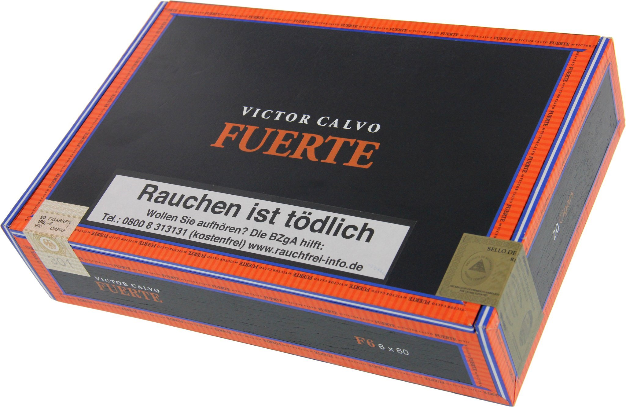 Victor Calvo Nicaragua Fuerte F6 Kiste