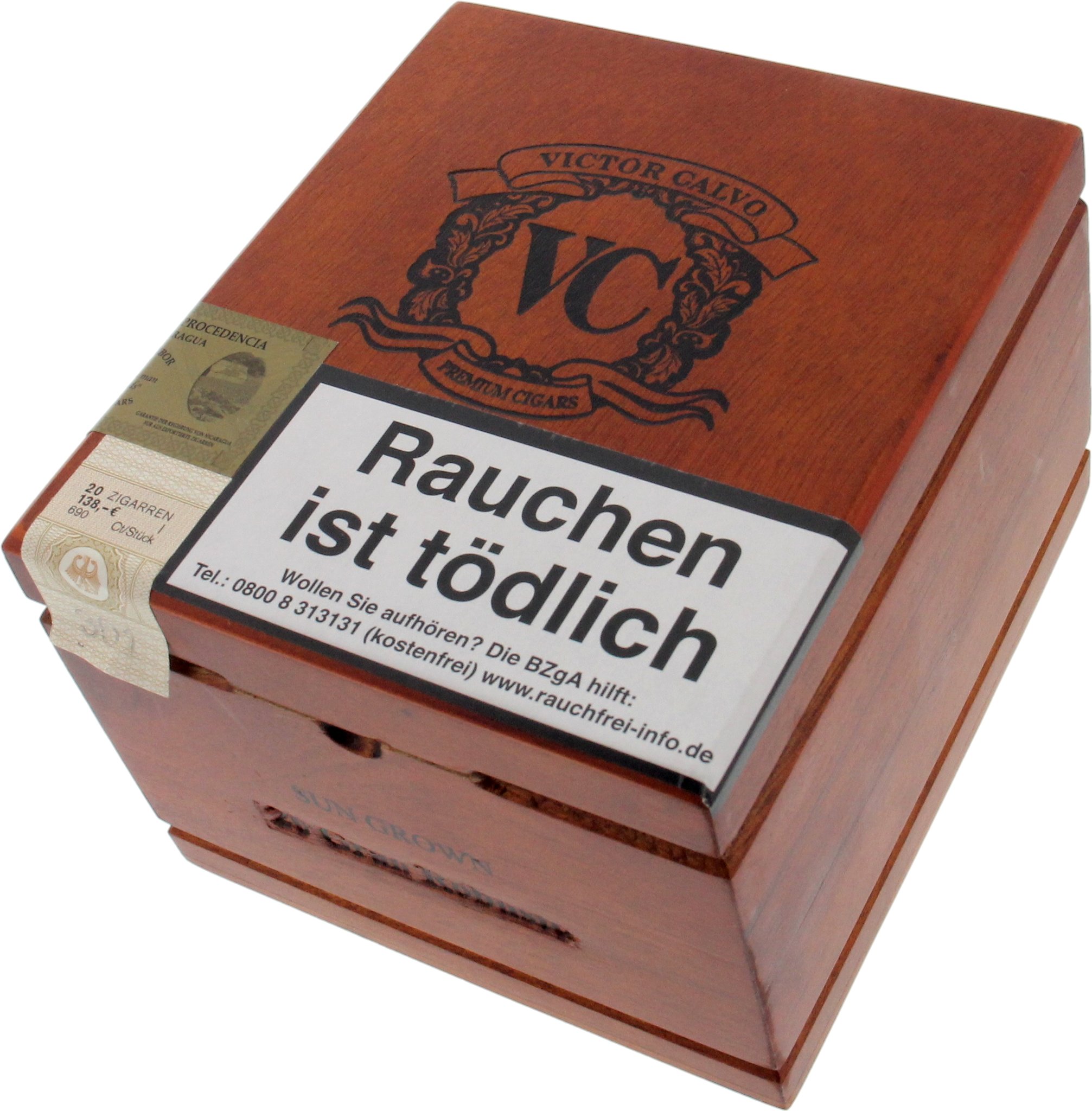 Victor Calvo Nicaragua Sun Grown Gran Robusto Kiste