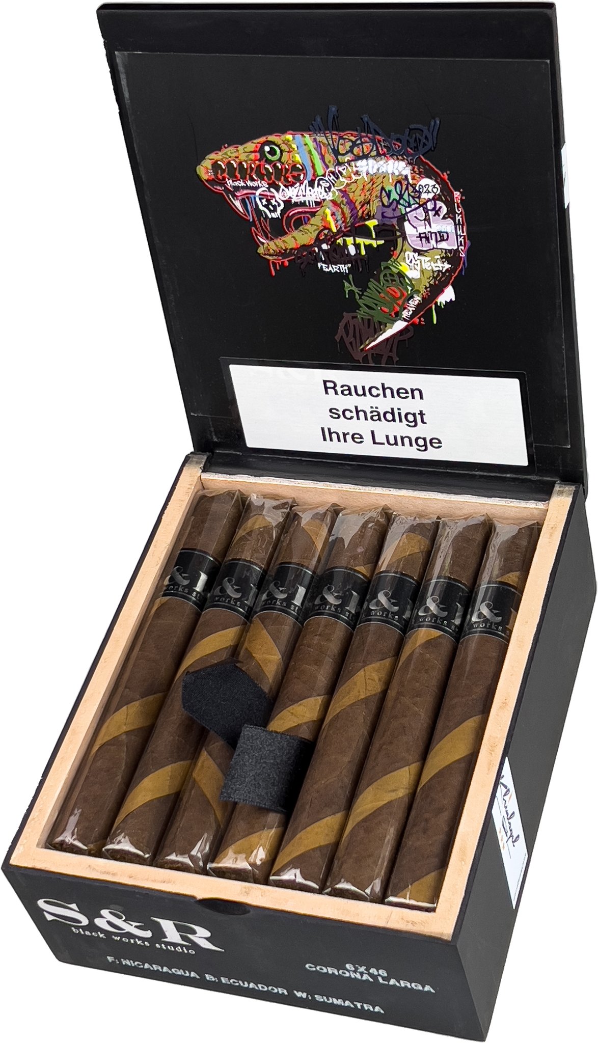 S&R Corona Larga Kiste offen