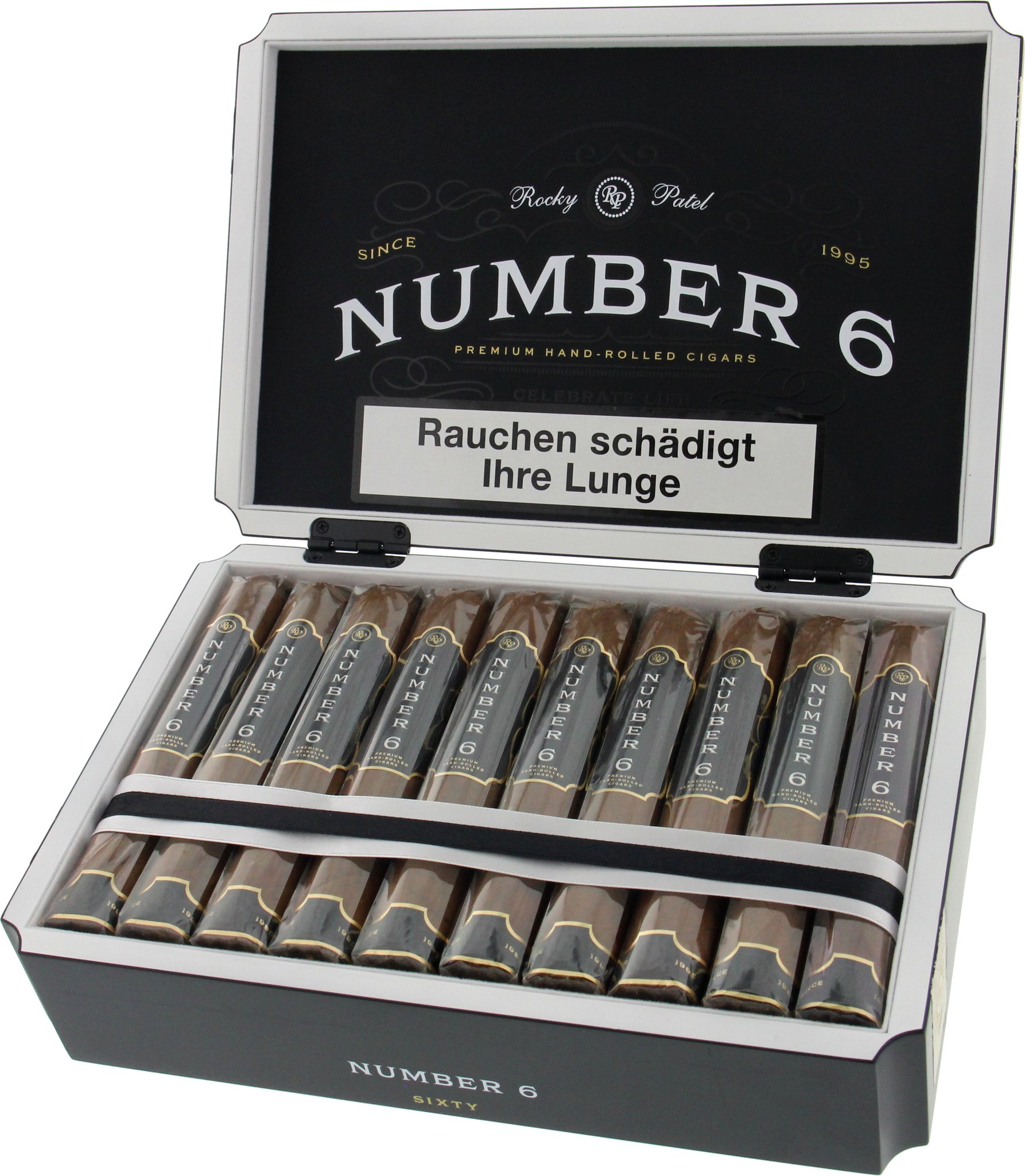 Rocky Patel Number 6 Sixty Kiste offen