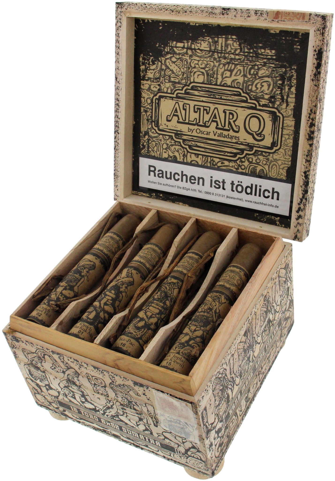 Oscar Valladares Altar Q Toro Kiste offen