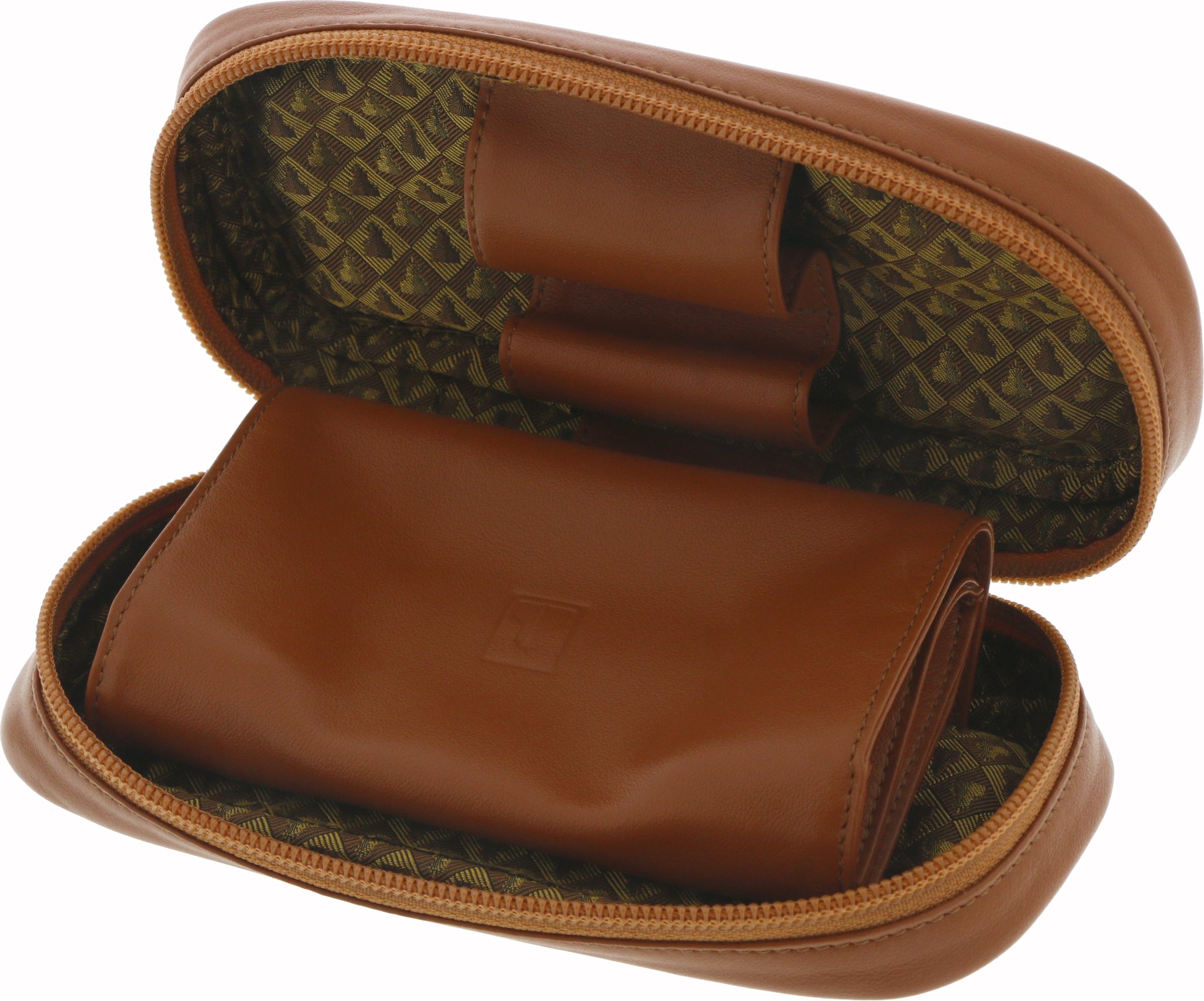 Castello Pfeifentasche 2er cognac offen