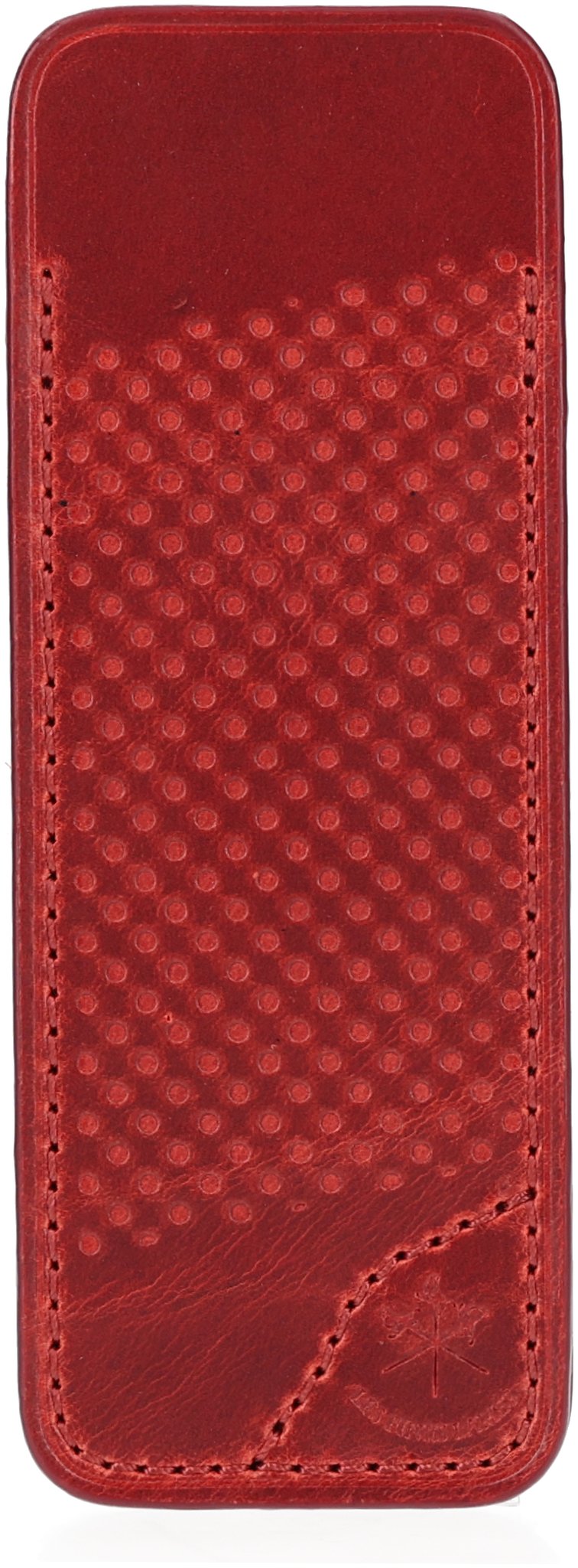 Les Fines Lames Zigarrenmesser Le Petit Lederetui Racing Cherry Red_01