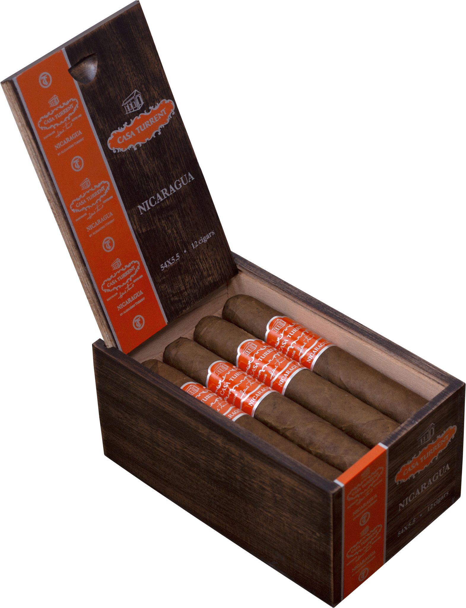 A. Turrent Casa Turrent Origin Series Robusto Extra Nicaragua Kiste offen