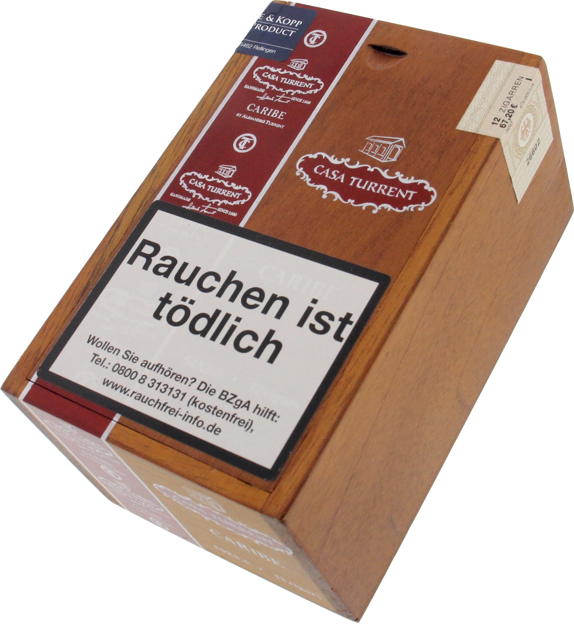 A. Turrent Casa Turrent Origin Series Robusto Extra Caribe Kiste