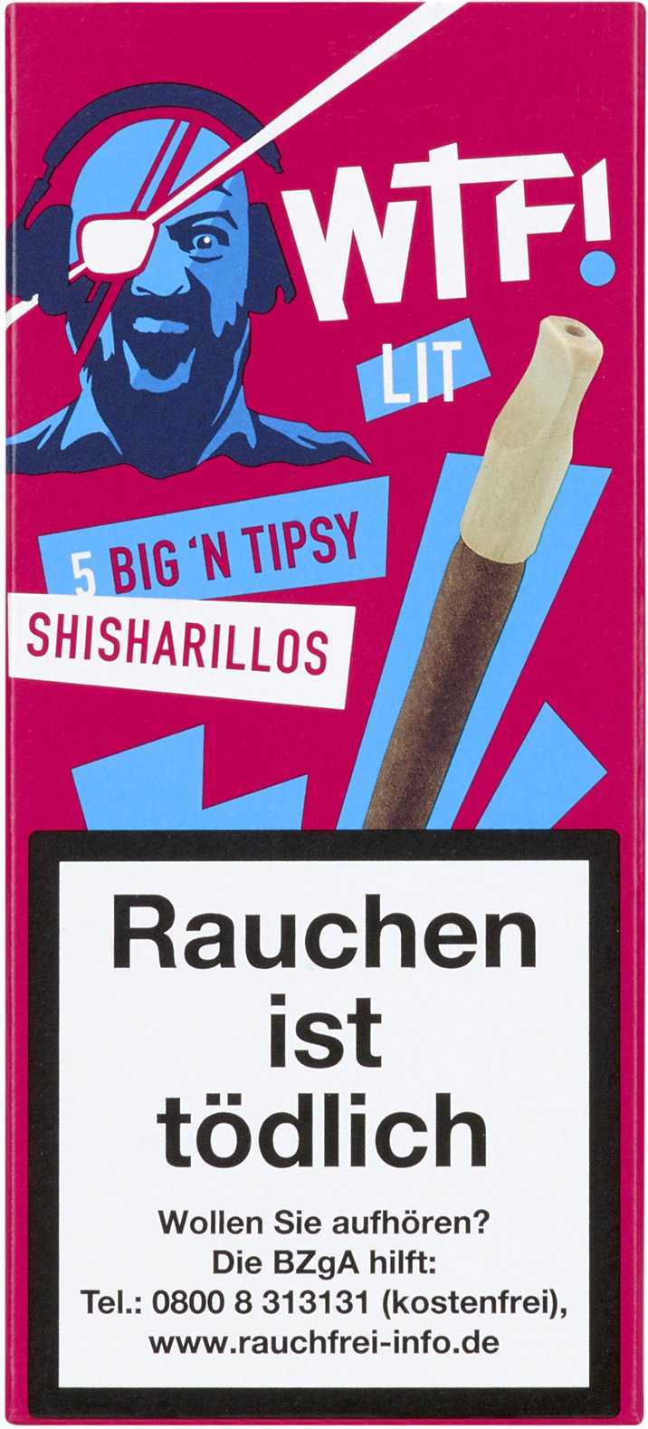 WTF! shisharillo Zigarillos LIT Big 'n Tipsy