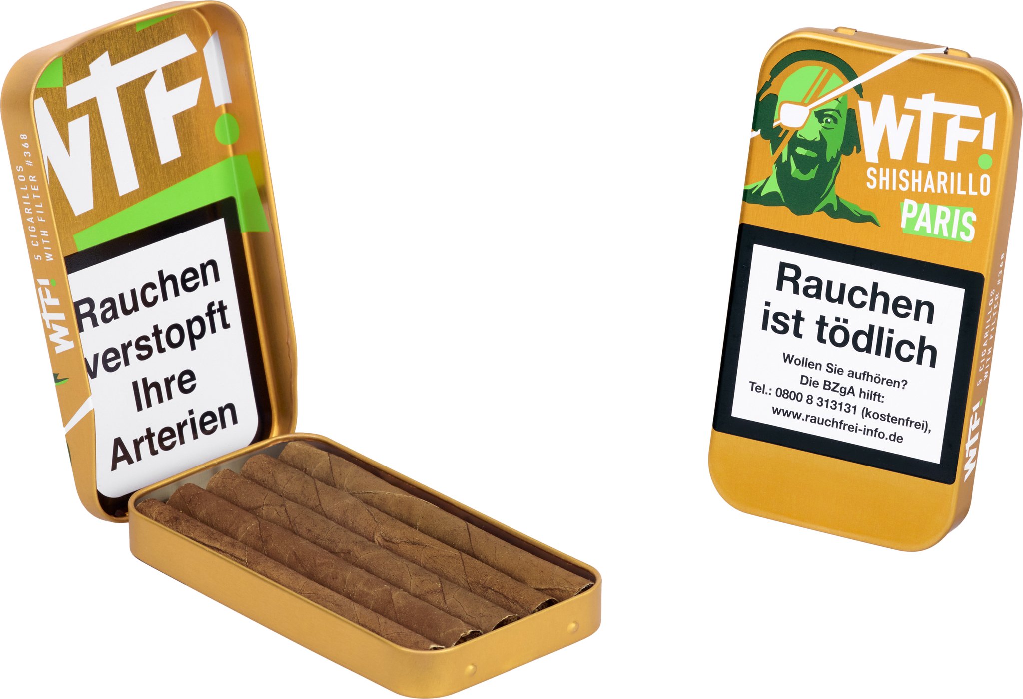 WTF! Shisharillos Paris Filter (5er)