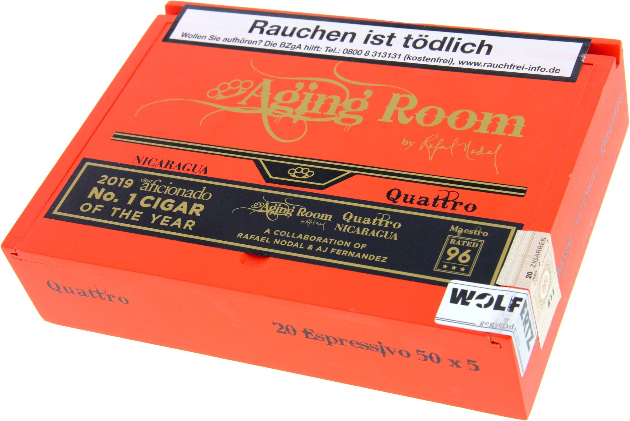 Aging Room Quattro Nicaragua Espressivo (Robusto) Kiste