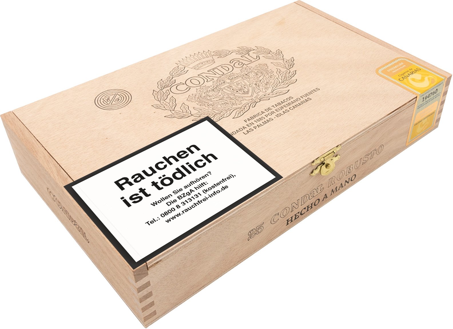 Robusto Kiste schräg