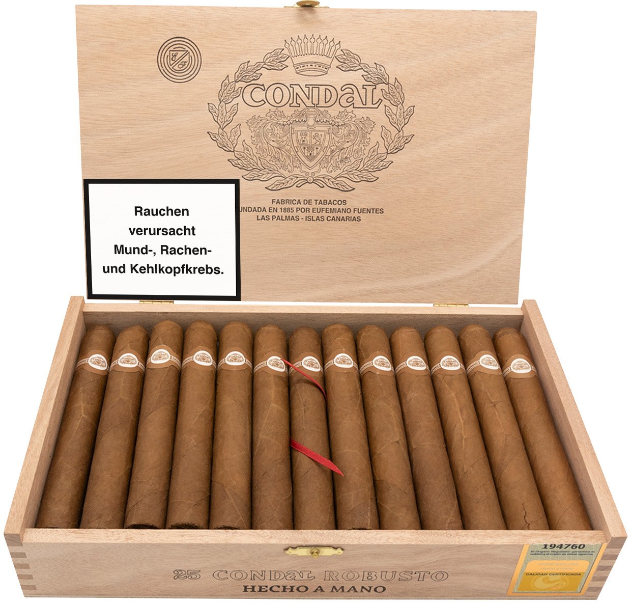 Robusto Kiste offen