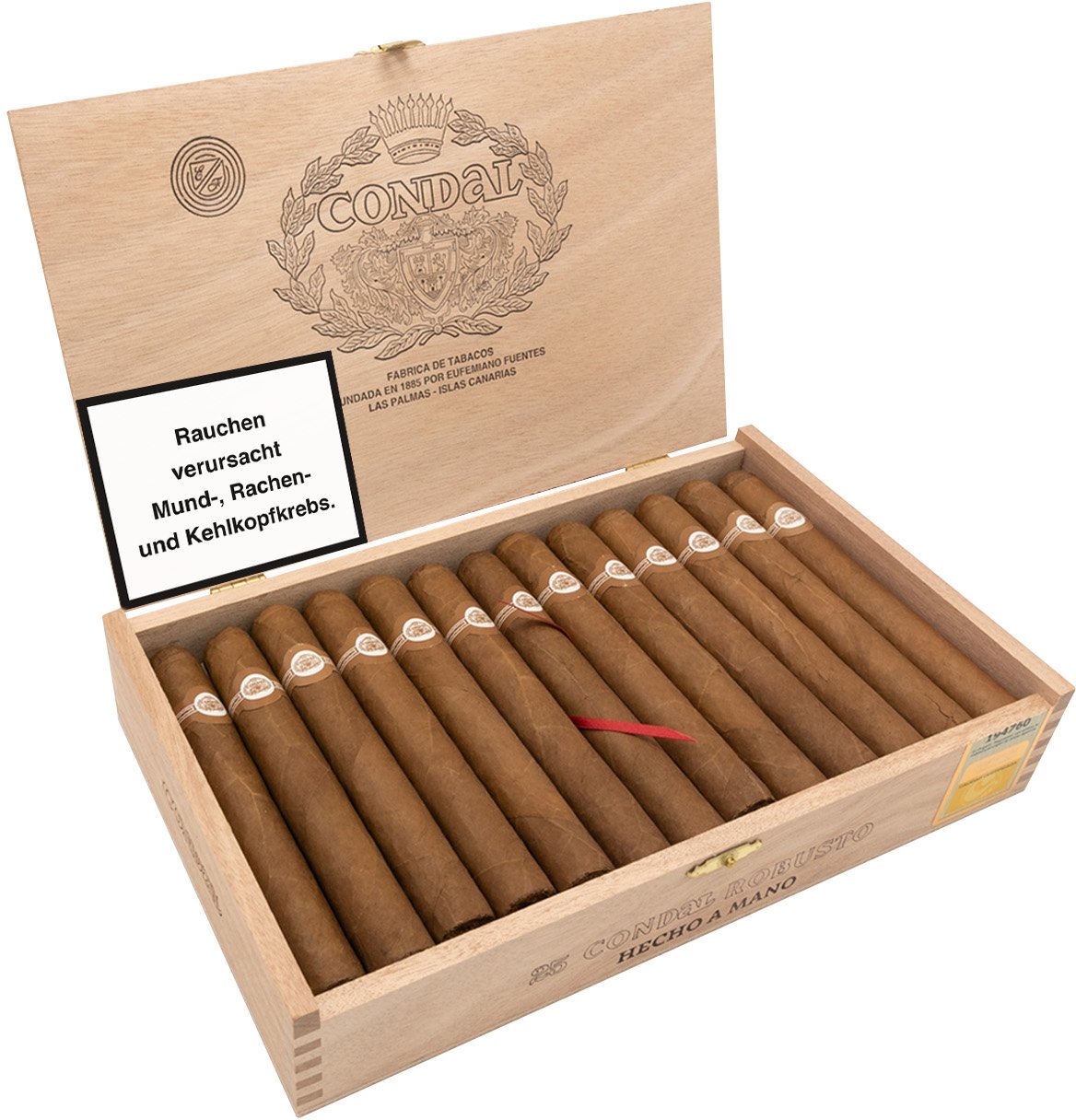 Robusto Kiste offen schräg