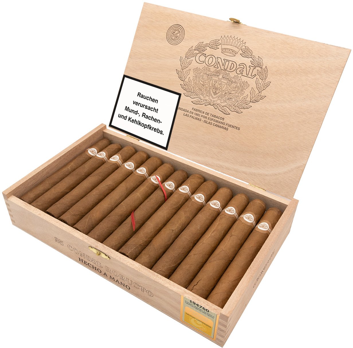 Robusto Kiste offen schräg 2