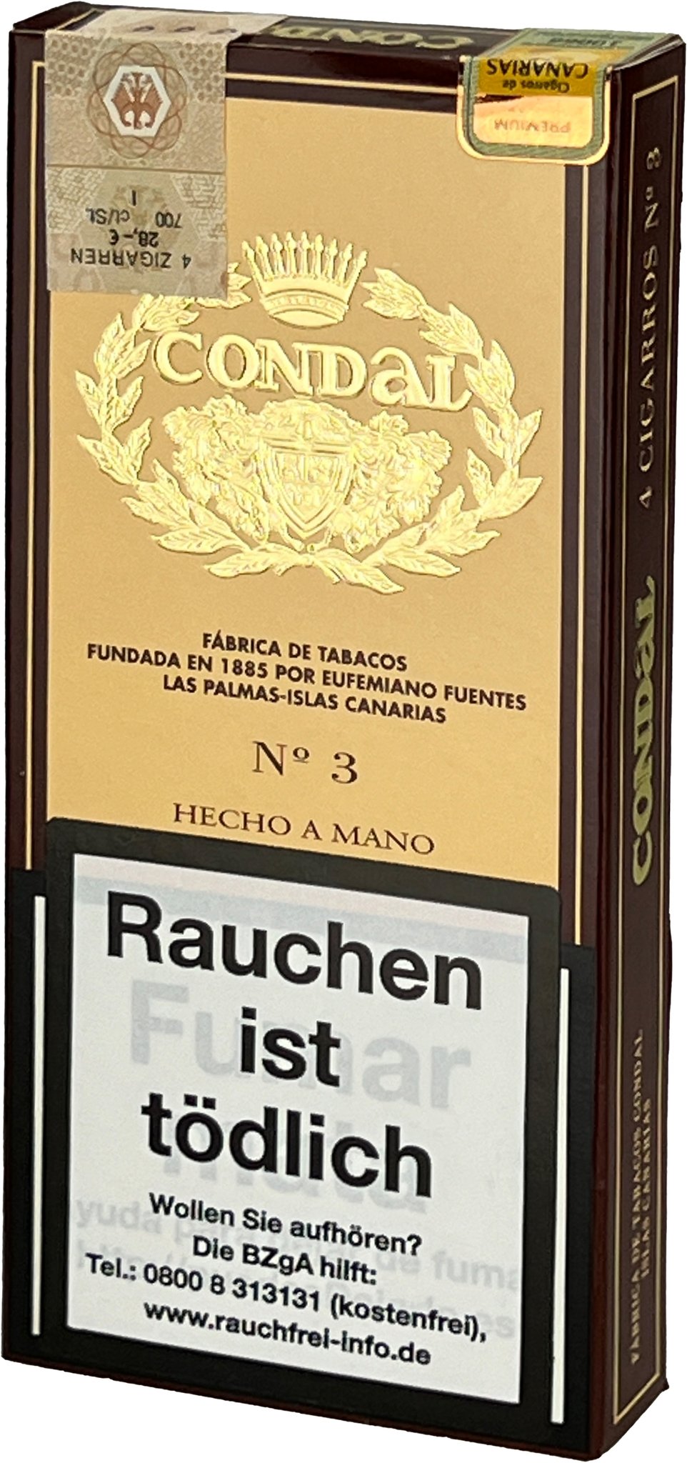 Condal No 3 4er Schachtel