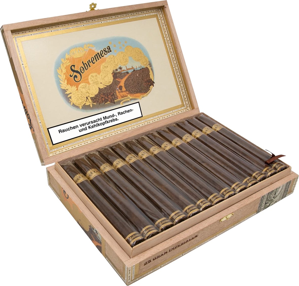 Dunbarton Sobremesa Gran Imperiales Kiste offen