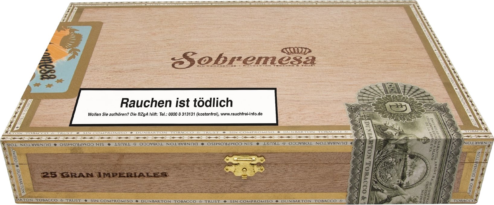 Dunbarton Sobremesa Gran Imperiales Kiste frontal