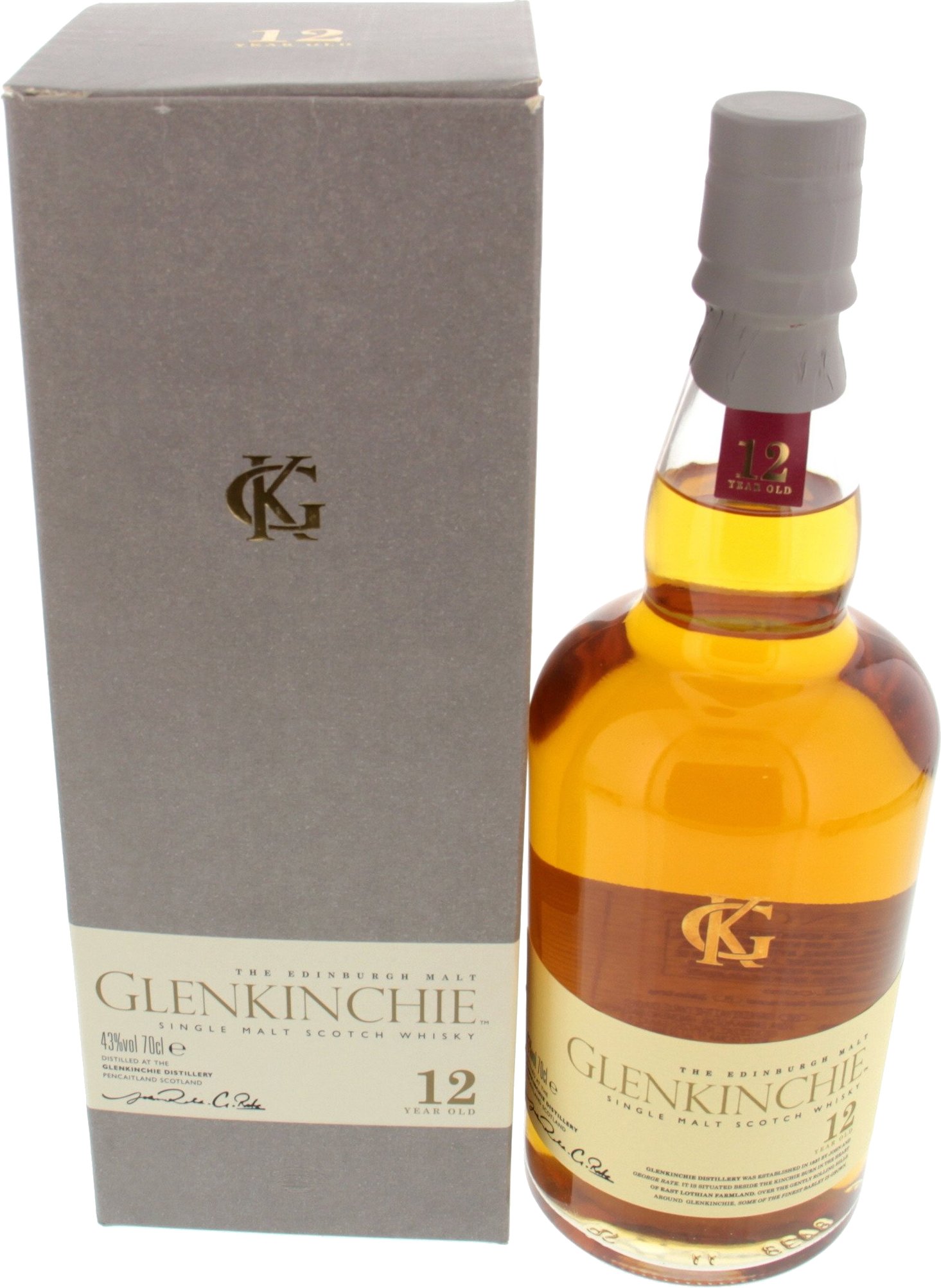 Glenkinchie Lowland Malt 12 Years (0,7 l / 43 % Vol.) (11318) Detailbild