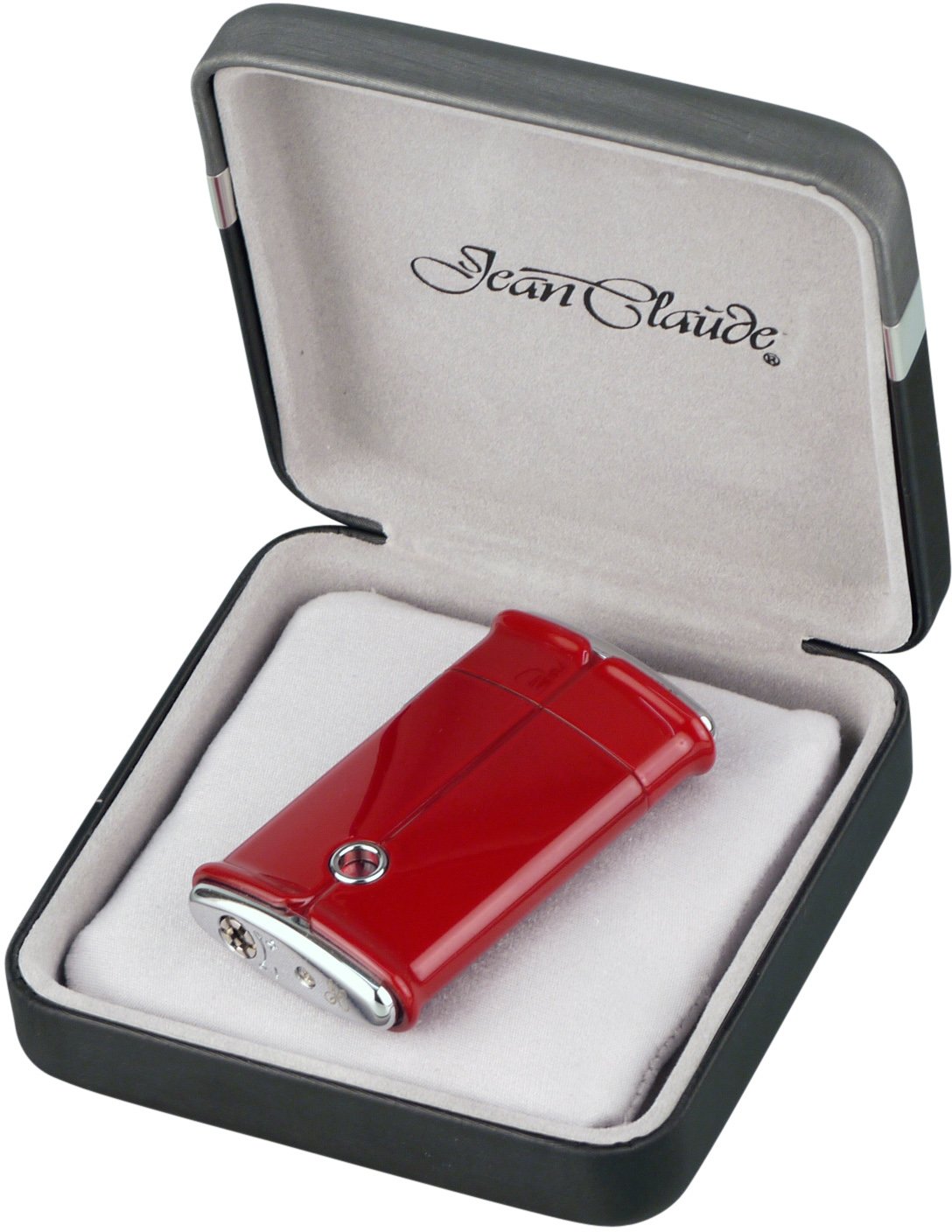 Jean Claude Pfeifenfeuerzeug Granada rot chrom (241872) Verpackung