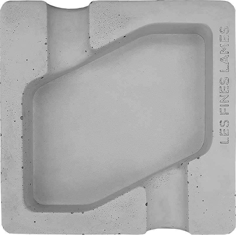 Les Fines Lames Aschenbecher Dyad Grey (2 Ablagen)