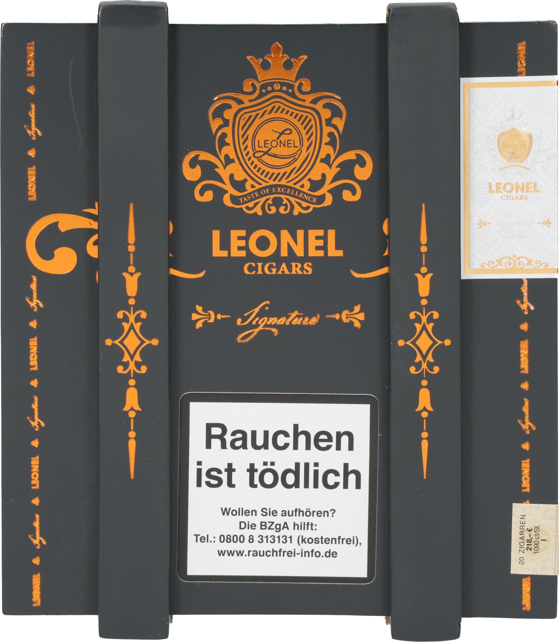 Signature Robusto Connecticut Box front