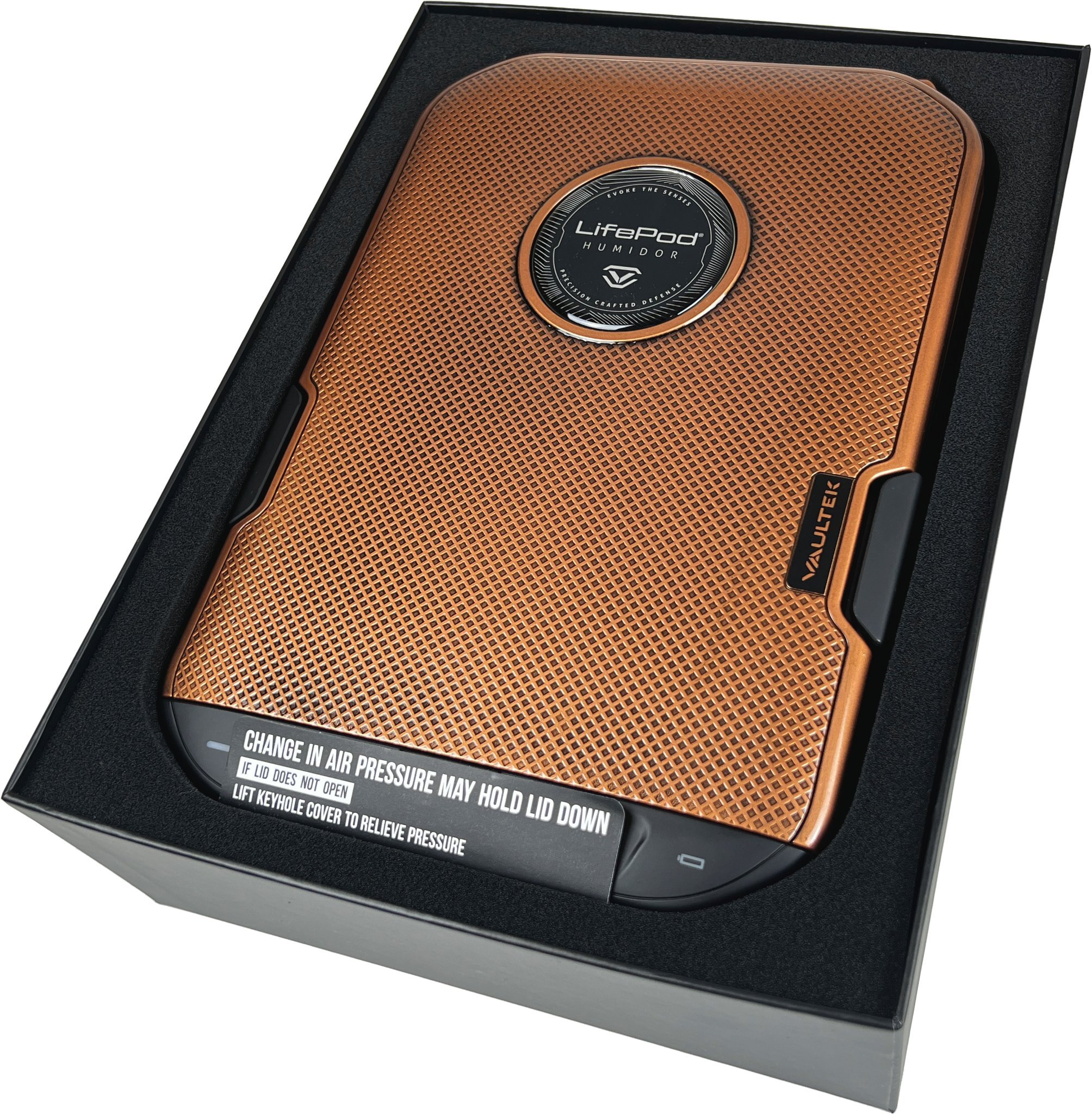 Vaultek Humidor Lifepod Reisehumidor (LH10-AB) bronze Detailbild 2