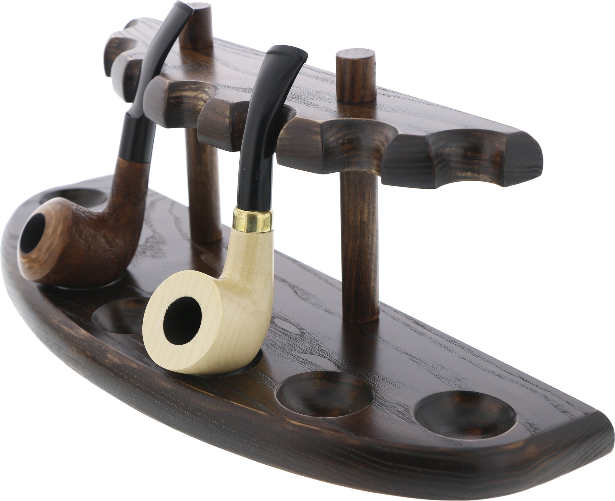 Anton & Co Pipes Pfeifenständer 7er Holz mit Pfeife