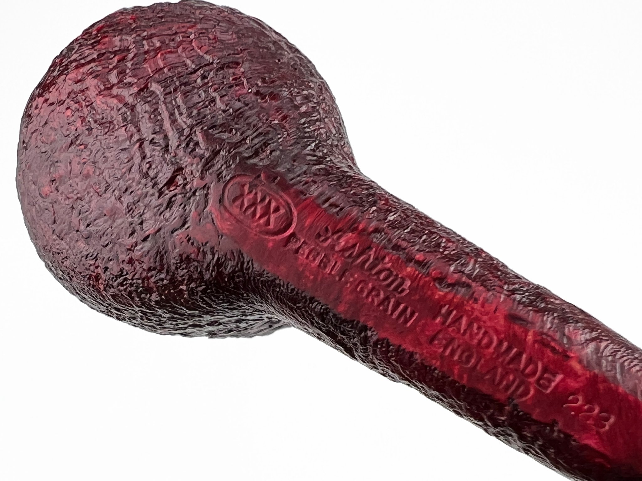 Ashton Pfeifen sandblast XXX Pebble Grain (Nr. 77) Detailbild 2