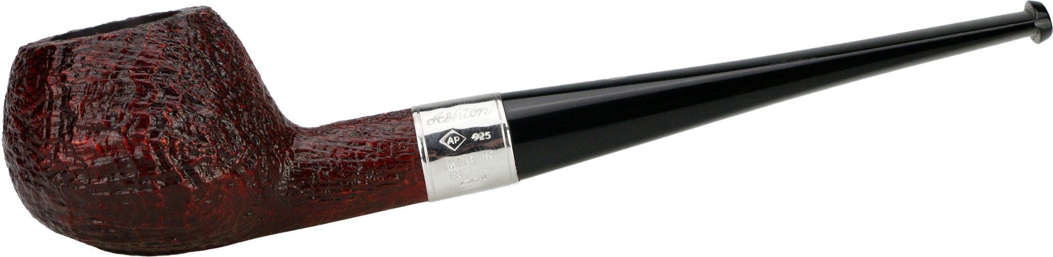 Ashton Pfeifen sandblast XXX Pebble Grain 9mm (Nr. 121)_01