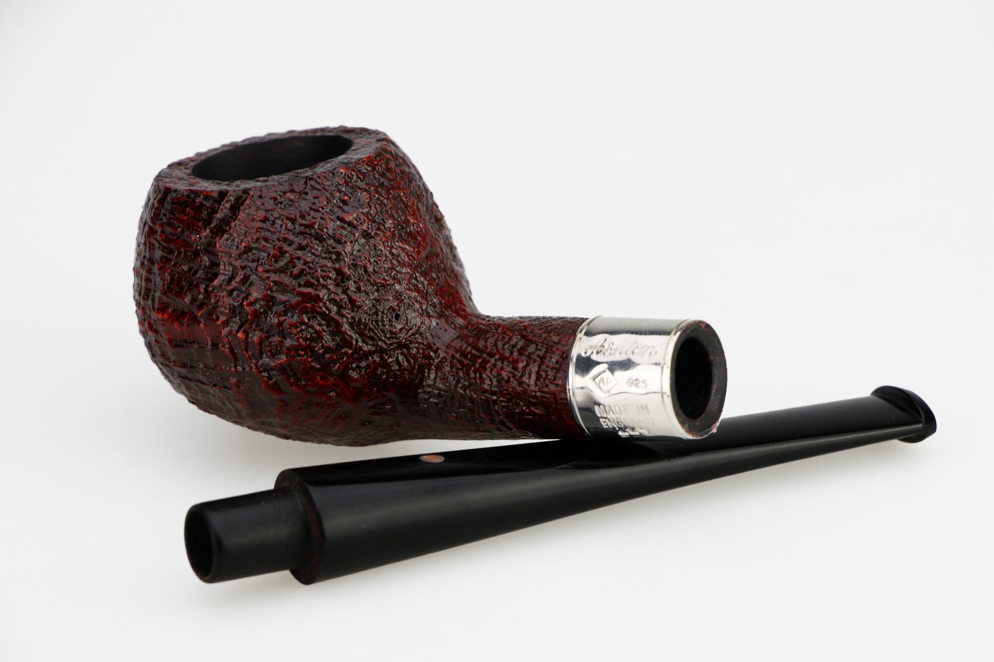 Ashton Pfeifen sandblast XXX Pebble Grain 9mm (Nr. 121)_05