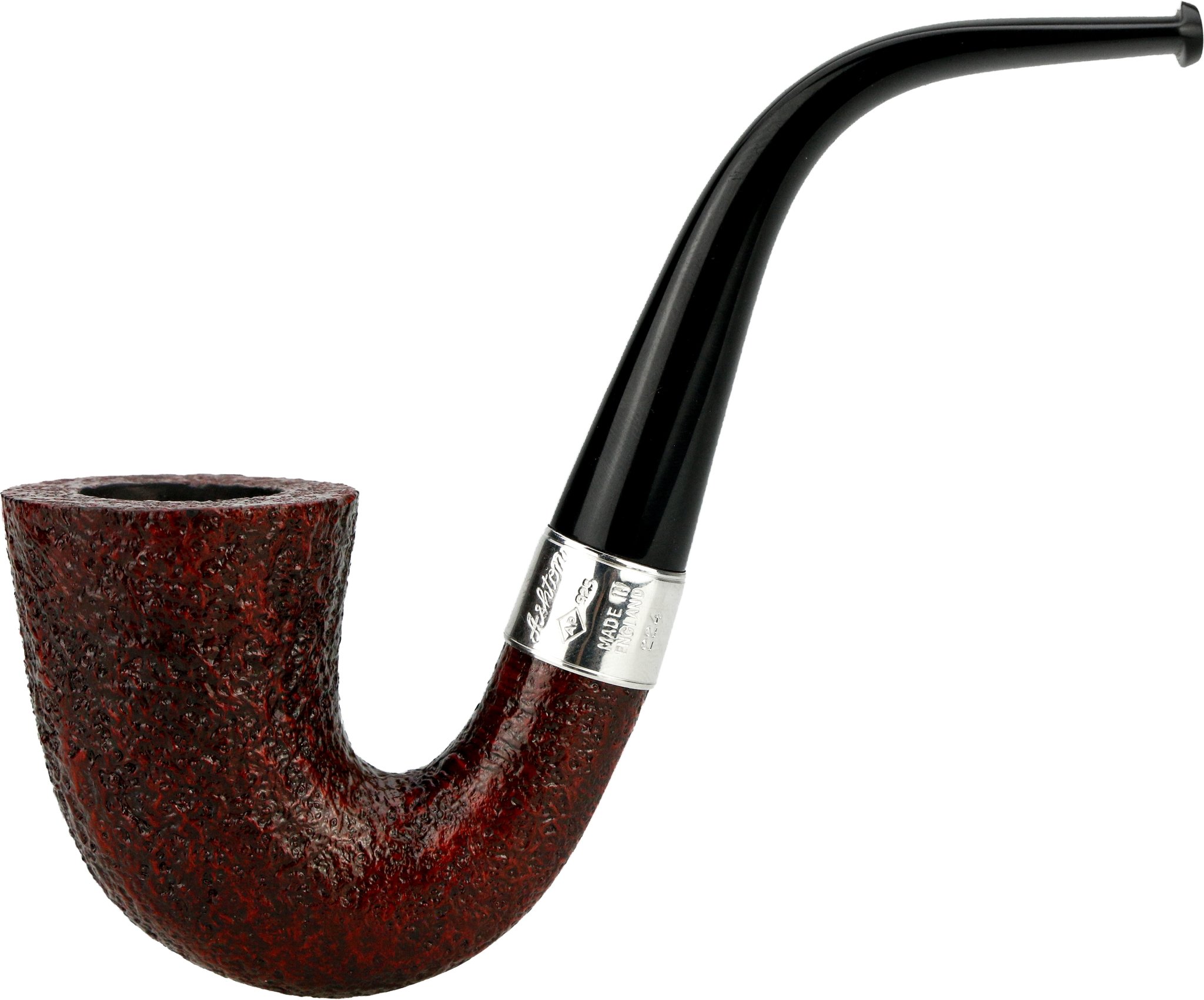 Ashton Pfeifen sandblast XXX Pebble Grain 9mm (Nr. 124)_01