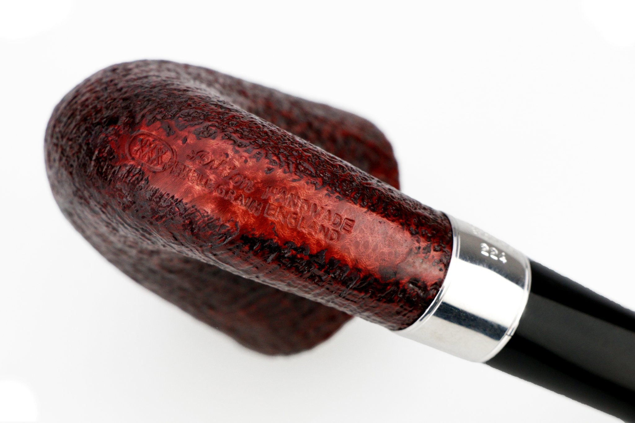 Ashton Pfeifen sandblast XXX Pebble Grain 9mm (Nr. 124)_03