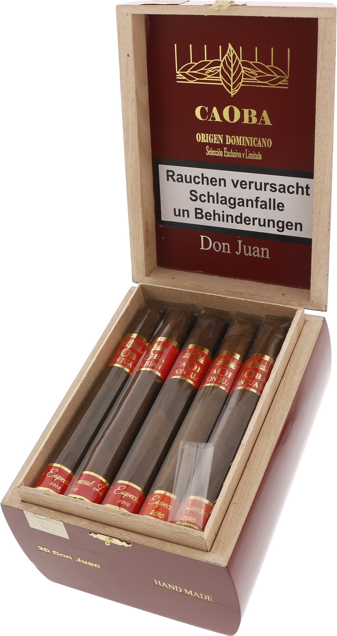 Caoba Cigars Zigarren Don Juan Kiste offen