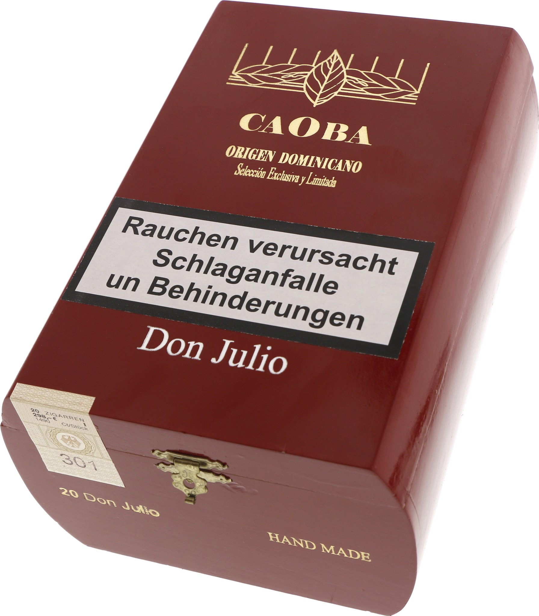 Caoba Cigars Zigarren Don Julio Kiste