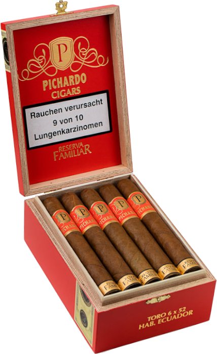ACE Prime Cigars Pichardo Reserva Familiar Toro Ecuador Kiste offen