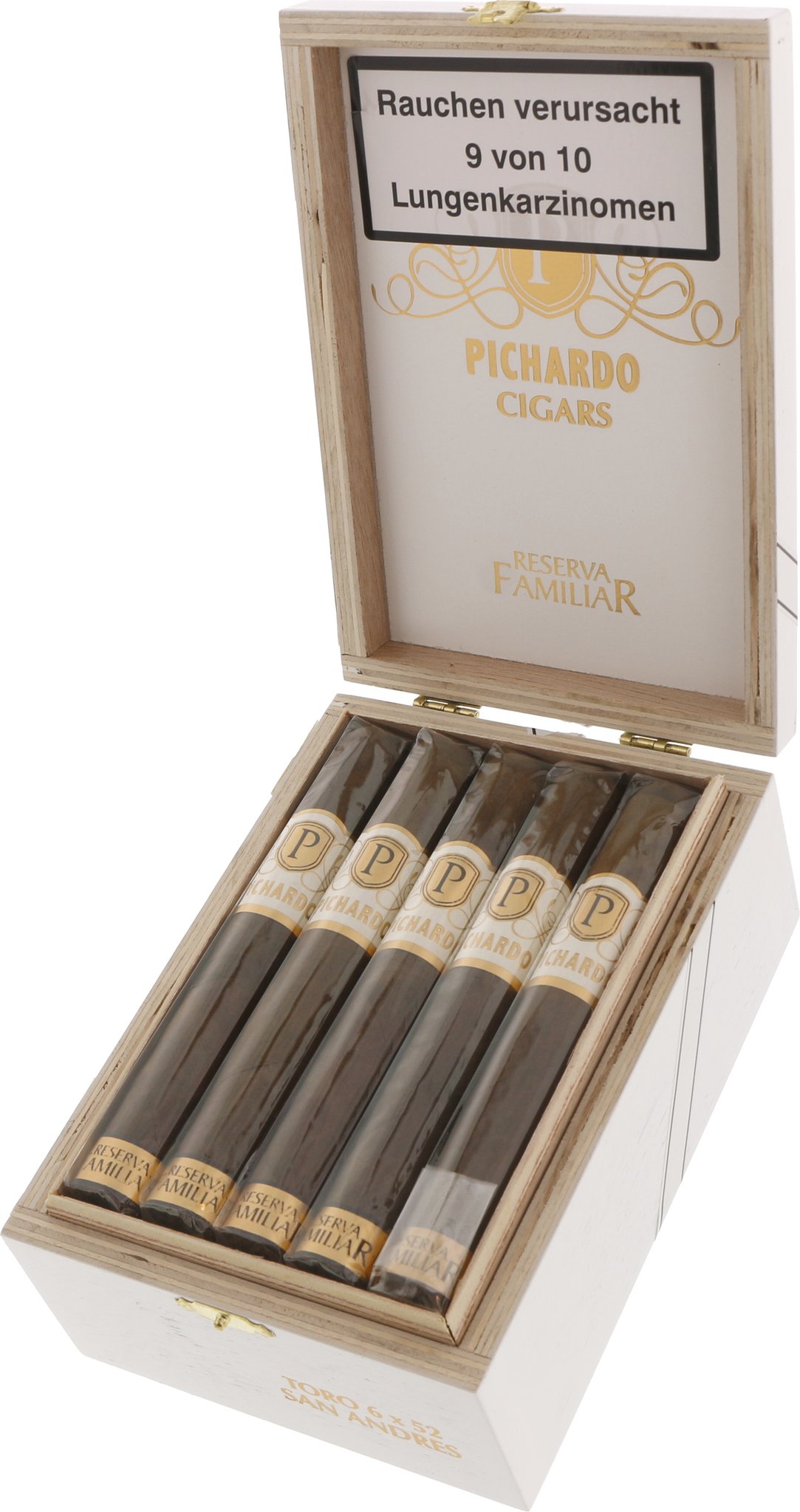 ACE Prime Cigars Pichardo Reserva Familiar Toro San Andres Kiste offen