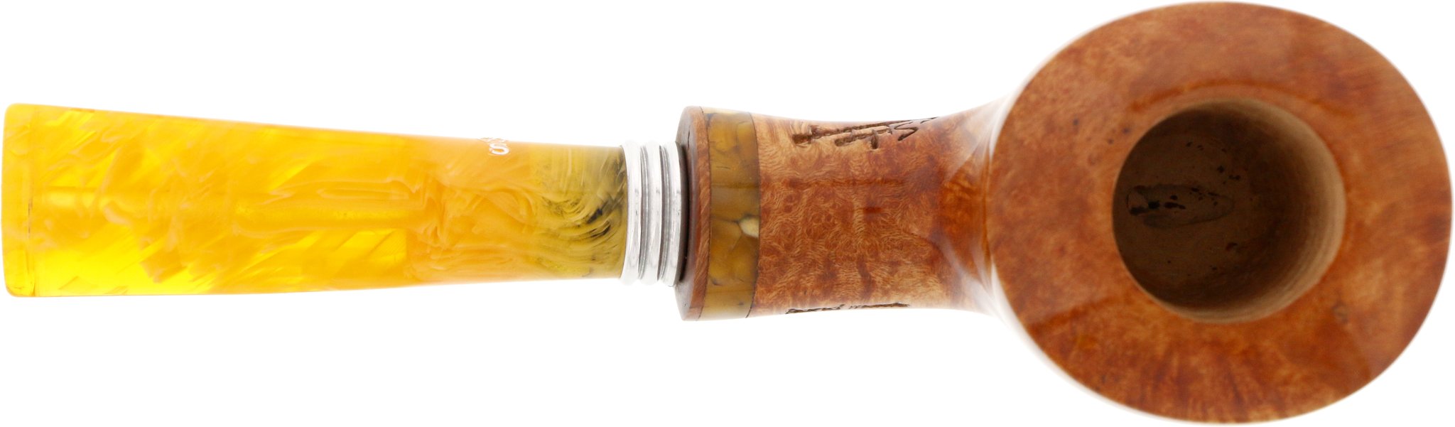 Stefano Santambrogio Pfeifen Bent Dublin No. 76 Draufsicht