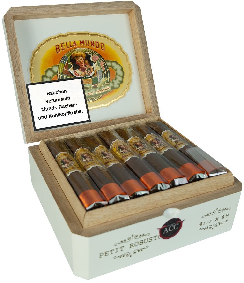 Bella Mundo Zigarren Petit Robusto Kiste offen 2
