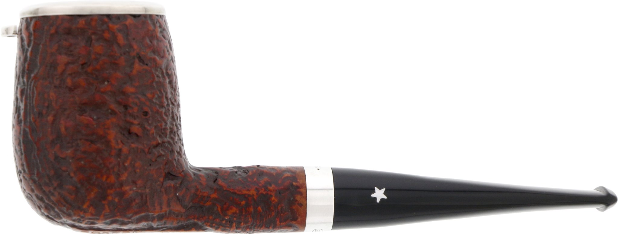 Brebbia Italia Deckelpfeifen sabbiato Modell 110