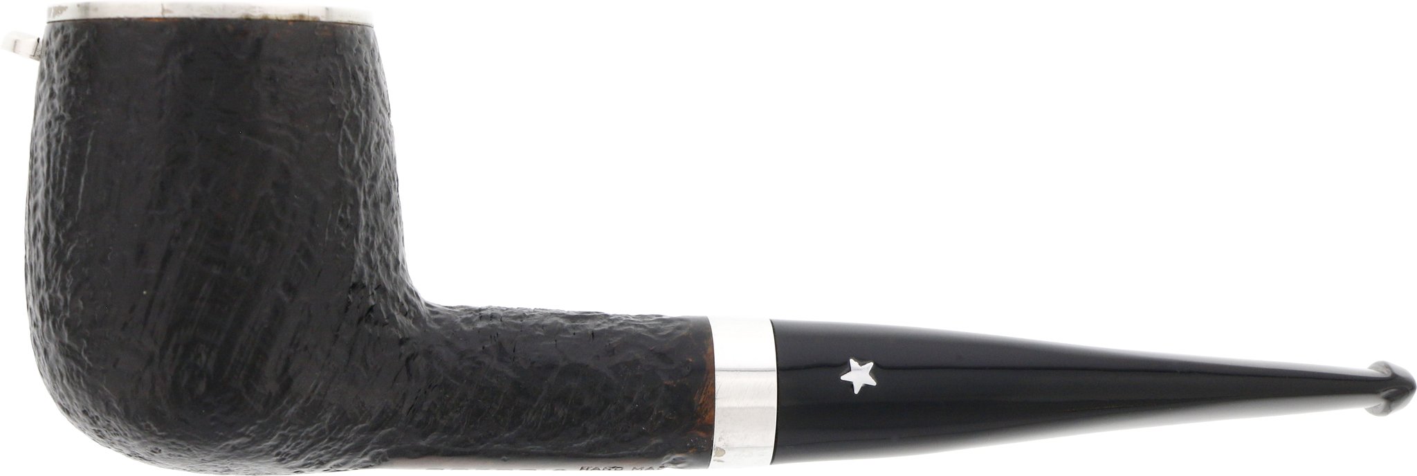 Brebbia Italia Deckelpfeifen sabbiato Nera Modell 110