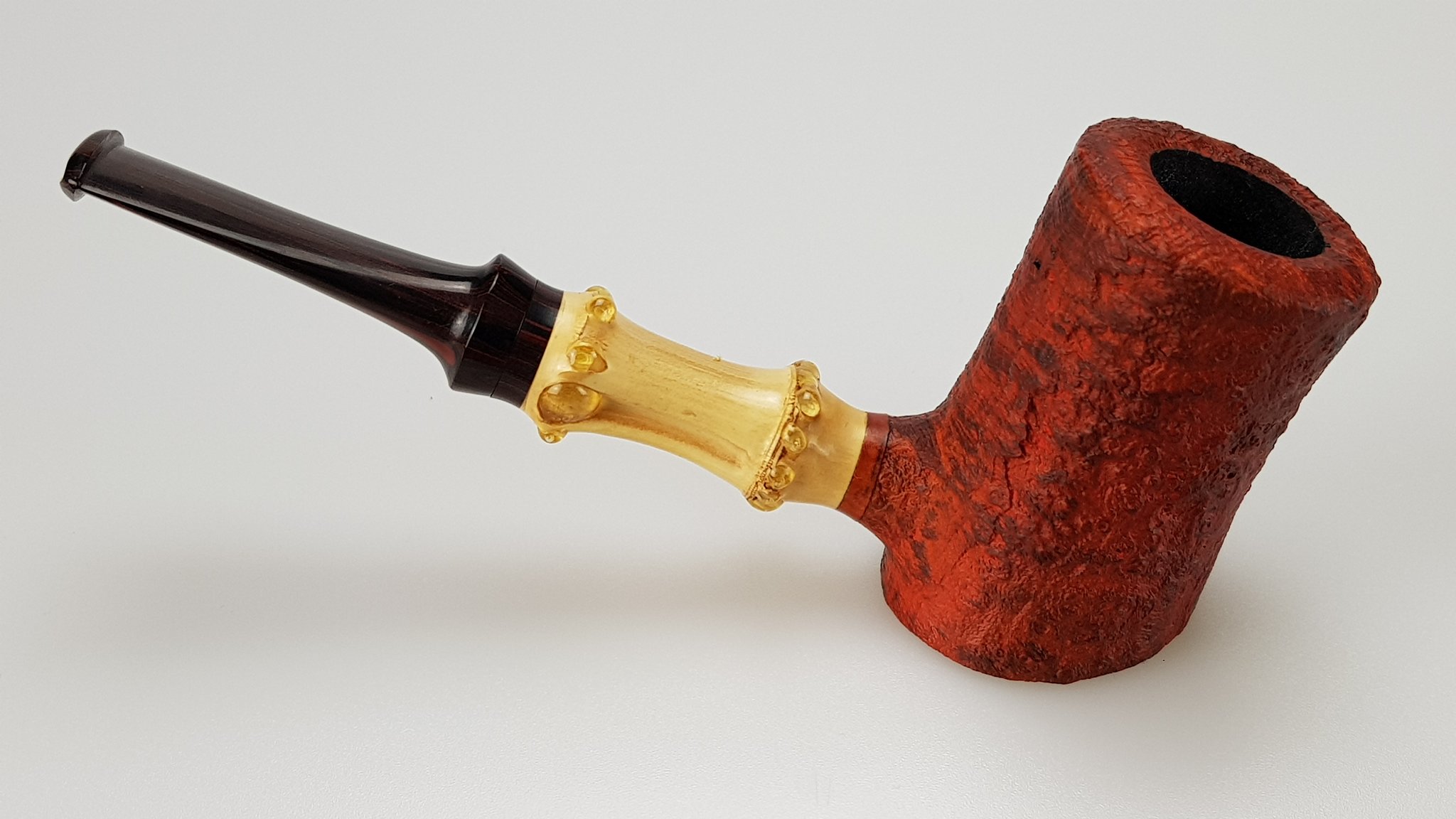 Gabriele Dal Fiume Freehand Pfeifen Poker Turtle (interne Nr. 13024) Detailbild 1