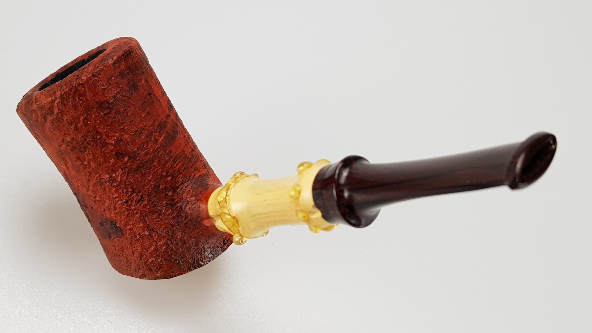 Gabriele Dal Fiume Freehand Pfeifen Poker Turtle (interne Nr. 13024) Detailbild 2