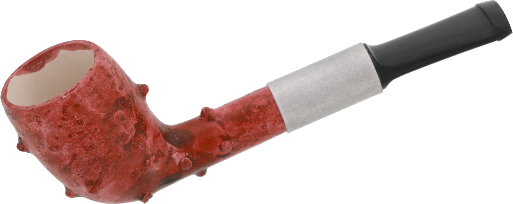 Old German Clay Pipes #74 rotbraun