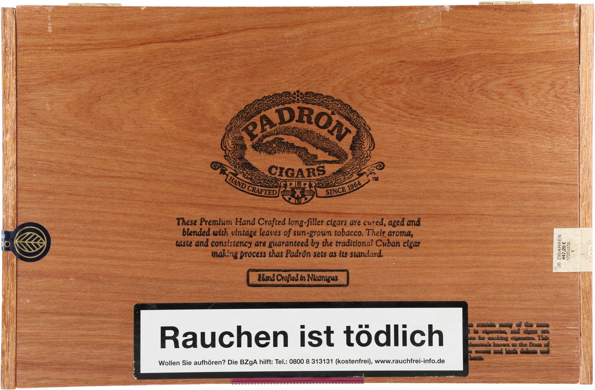 No. 4000 MADURO Box front