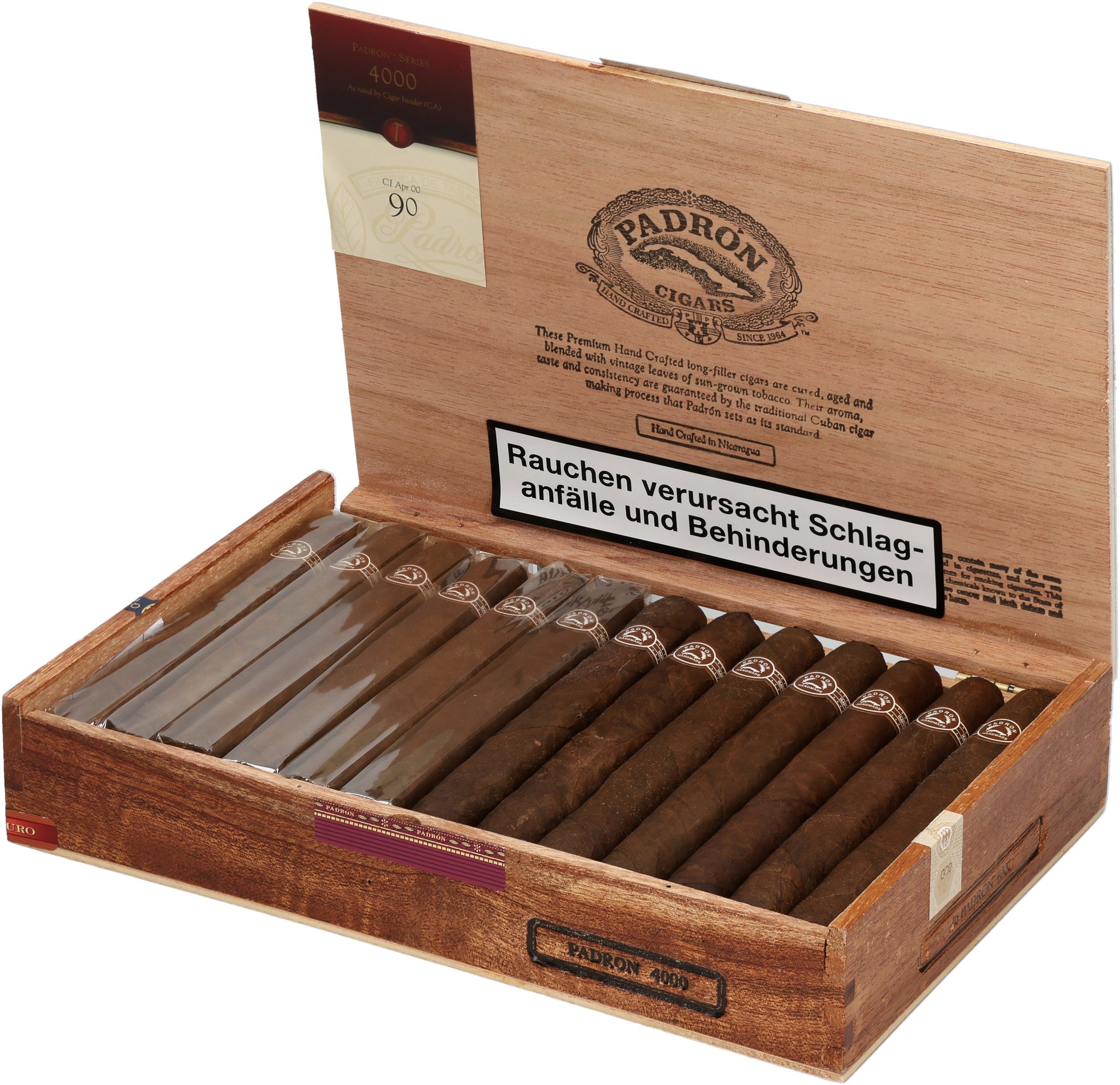 No. 4000 MADURO Box open